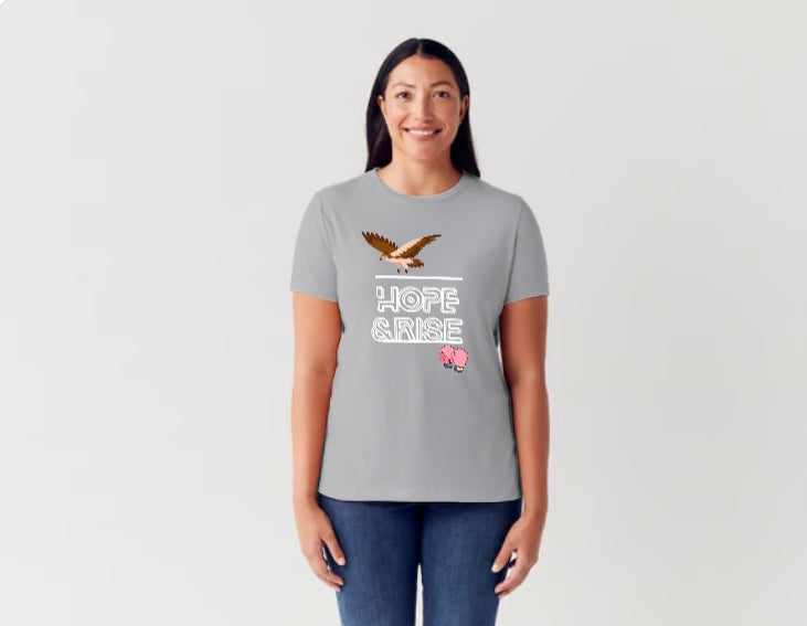 Hope and Rise Grey Women’s T-shirt