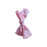 Large Rose Pink Satin Knotted Hairbow, Hairclip