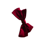 Red Satin knotted Hairbow, Hairclip