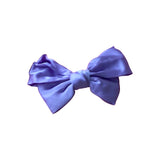 Lilac Satin Knotted Hairbow, Hairclip