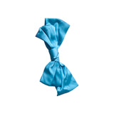 Light Blue Satin Knotted Hairbow, Hairclip