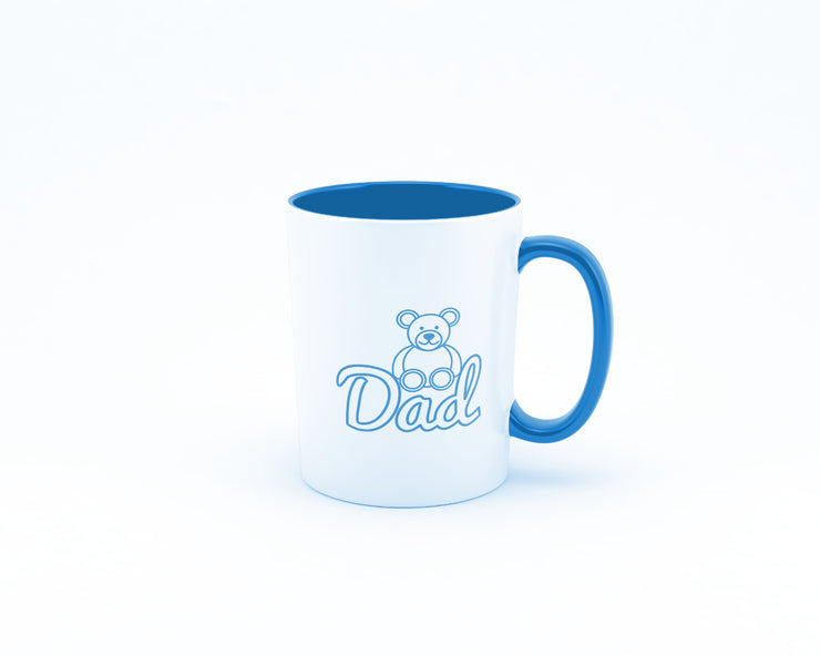 Dad Teddy Bear Mug