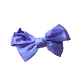 Lilac Satin Knotted Hairbow, Hairclip