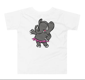 Jazzy elephant toddler White T-shirt