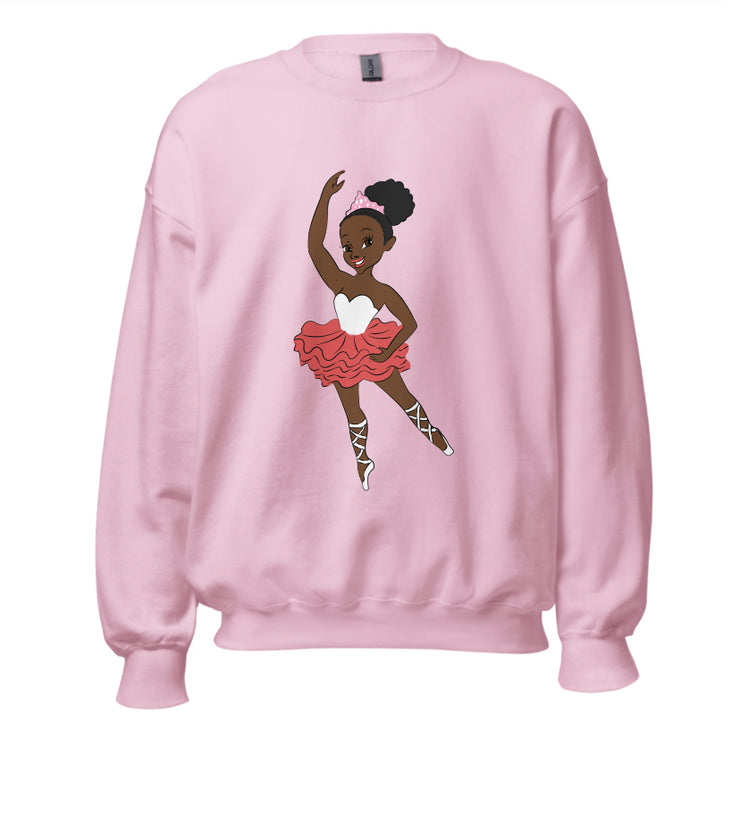 Nyasha Ballerina Girls Pink Sweater