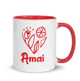 Amai Red Heart Mug