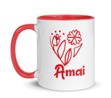 Amai Red Heart Mug